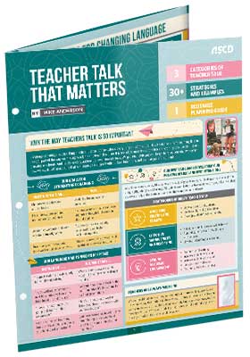 Teacher Talk That Matters (Quick Reference Guide)